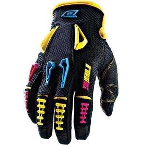  ONeal Racing Reactor Gloves   8/Neon/Black Automotive