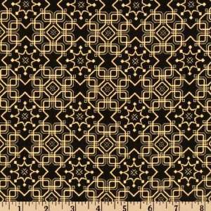  42 Wide Montana Modern Abstract Black Fabric By The Yard 