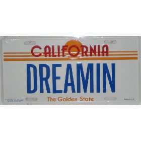 California Dreamin License Plate