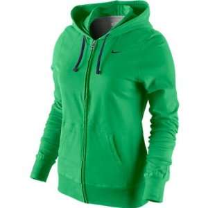  NIKE SOLID SUEDED JERSEY FULL ZIP HOODY (WOMENS) Sports 