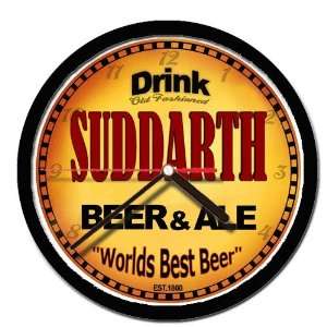  SUDDARTH beer and ale cerveza wall clock 
