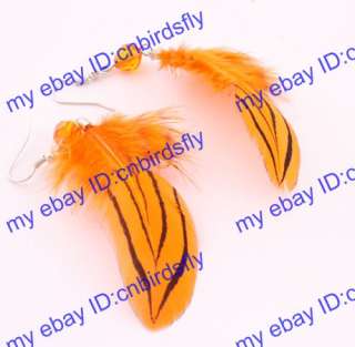   wholesale long feather earring lots Dangle Pheasant jewelry bulks