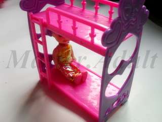 Bunk Bed for Kelly of Barbie in Pink & Violet NEW  