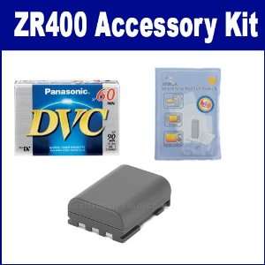  Canon ZR400 Camcorder Accessory Kit includes DVTAPE Tape 