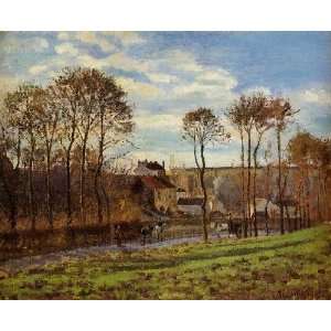   name Pontoise Les Mathurins, by Pissarro Camille