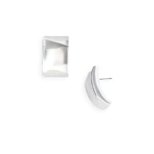   Sebbag Rectangular Button Earrings ( Exclusive) Jewelry