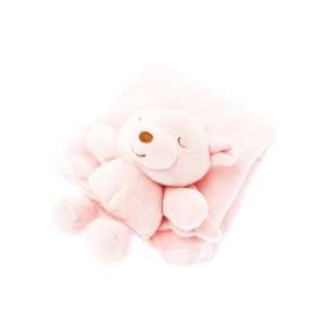  UrbanPup Snuggle Bear Baby Pink Blanket (Small) Kitchen 