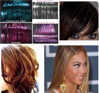 Hair Tinsel is the hottest new Salon product in hair bling 