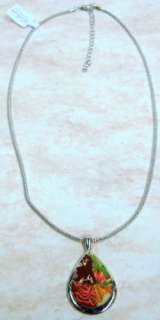 VIVA Cayenne CHUNKY Bead Key RING Chain Fiery 02701024  