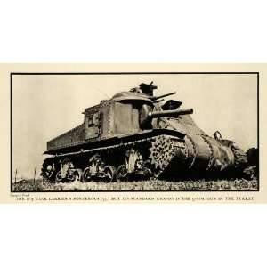  1941 Print Tank Weapon M 3 37mm Gun Turret George Strock 