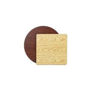   Oak & Walnut Wood Grain Table Top, 30 x 30 in