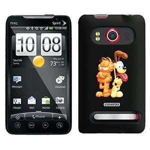  Garfield and Odie Back 2 Back on HTC Evo 4G Case  