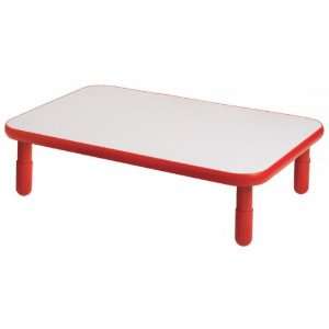  12 Tall Rectangle Baseline Table (Candy Apple Red) (12H 