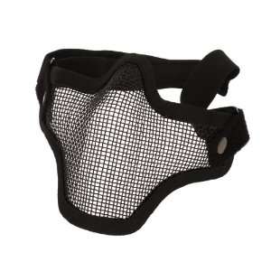  Carbon Steel Strike Style Airsoft Mesh Mask Half Face 