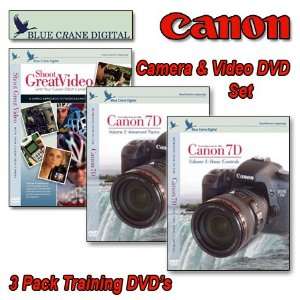Canon DVD 7D 3 Pack With Shoot Great Video and Vol 1 & 2 Camera Guide 