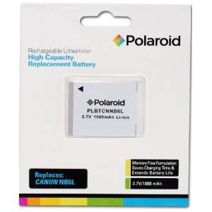  Polaroid High Capacity Canon NB6L Rechargeable Lithium 
