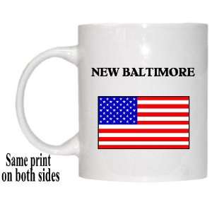    US Flag   New Baltimore, Michigan (MI) Mug 