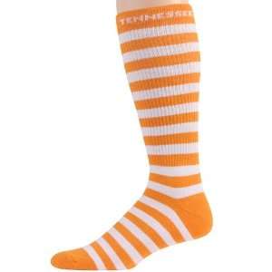   Tennessee Orange White Striped Tall Socks
