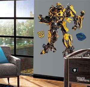   Giant BUMBLEBEE WALL DECALS Transformers Stickers 034878826240  