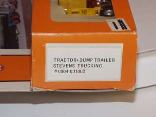 CON COR / HERPA HO 1/87 SCALE TRACTOR AND DUMP TRAILER #0004 001002 