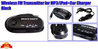 FM Transmitter Car Stereo For CD DVD Player PDA Laptop  