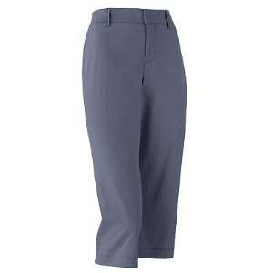   Essential Solid Twill Capris, Blue Force, Size 4 