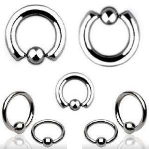  Surgical Steel Captive 20G, 8mm   Sold as a Pair Jewelry