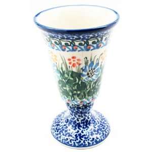 Polish Pottery UNIKAT Goblet / Juice Cup 4 3/4 H x 3 W x 3 L 