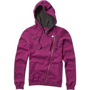  Fox Racing Womens Merit Badge II Zip Up Hoodie   Small 