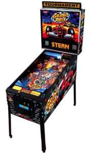 GRAND PRIX PINBALL by STERN FOR RACING FANS DEAL  RARE  
