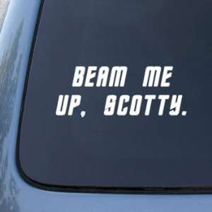 Beam Me Up Scotty   Star Trek   Car, Truck, Notebook, Vinyl Decal 