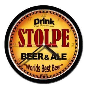  STOLPE beer and ale cerveza wall clock 