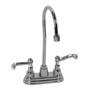   BAR 237WB WB Weathered Brass Bathroom Sink Faucets 4 Centerset Bar
