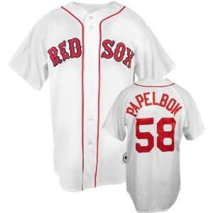  Jonathan Papelbon Majestic MLB Home Replica Boston Red Sox 