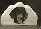 Porcelain Dachshund Paperweight NEW Dog Pet Dogs  