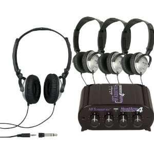  HeadAmp 4 Headphone Amp with 4 Free Headphones Musical Instruments