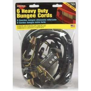  Keeper Corporation 6356 Heavy Duty Bungee Cord Multi Pack 