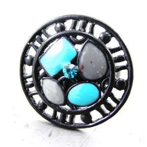  Ring french touch Carmen turquoise. Jewelry