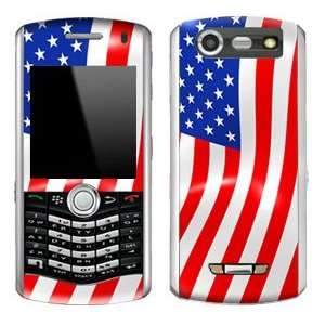  American Flag Skin for Blackberry Pearl 8120 and 8130 