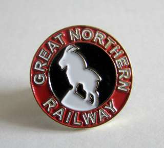 Great Northern Railway Slogan Push Pin Lapel Pin  