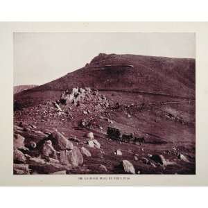  1893 Print Carriage Road Pikes Pikes Peak Colorado 