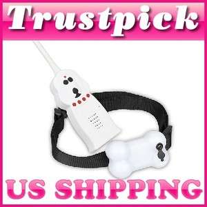   and Rechargeable Dog Bone Style Dog Remote Training Collar  