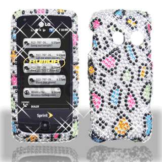 COLOR LEOPARD BLING CASE + LCD LG LN510 Rumor Touch  