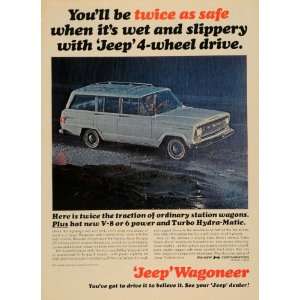   Corp Wagoneer 4 Wheel Drive Car   Original Print Ad