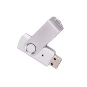  1GB Rotate USB Flash Drive Silver Electronics