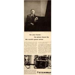  1951 Ad Steinway Piano Grand Rubinstein Hepplewhite 