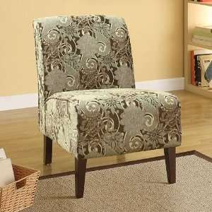  Linon Caryn Floral Accent Chair