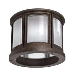 Casablanca Fan Co. Exclusive for Heritage Beveled glass Lantern, Aged 