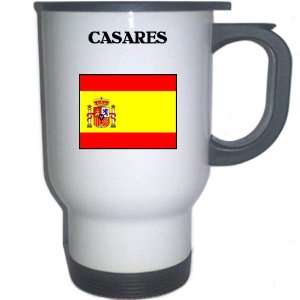  Spain (Espana)   CASARES White Stainless Steel Mug 
