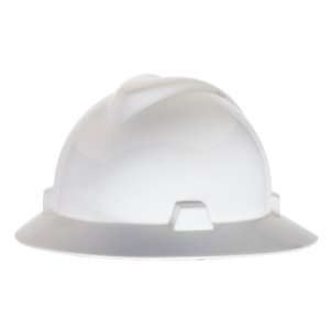   Brim V Gard Hard Hat w/ Staz On Suspension, White